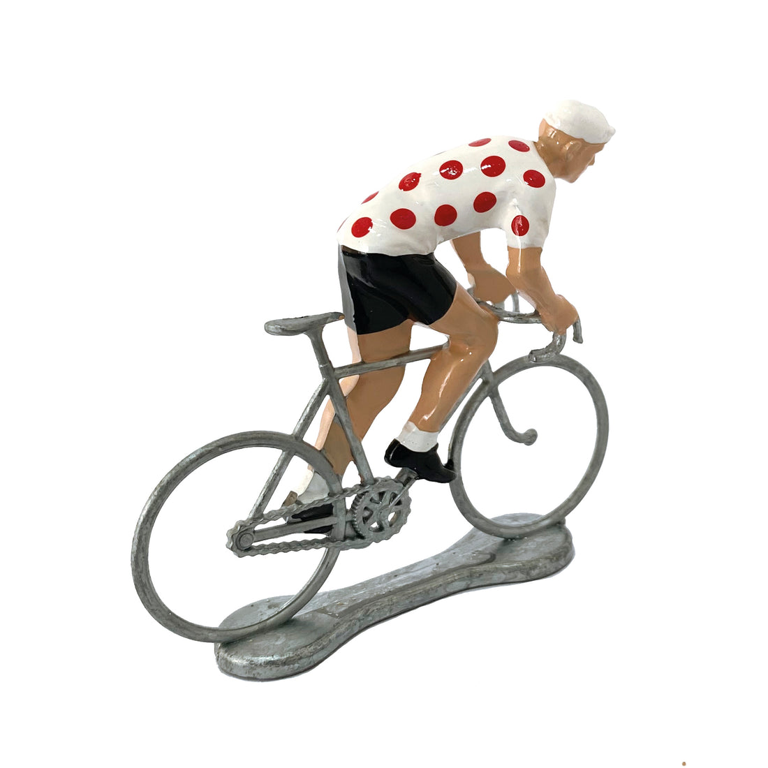 Miniatuur Wielrenner Klimmer Gele Trui│Bernard&Eddy│art. 303643│zijaanzicht