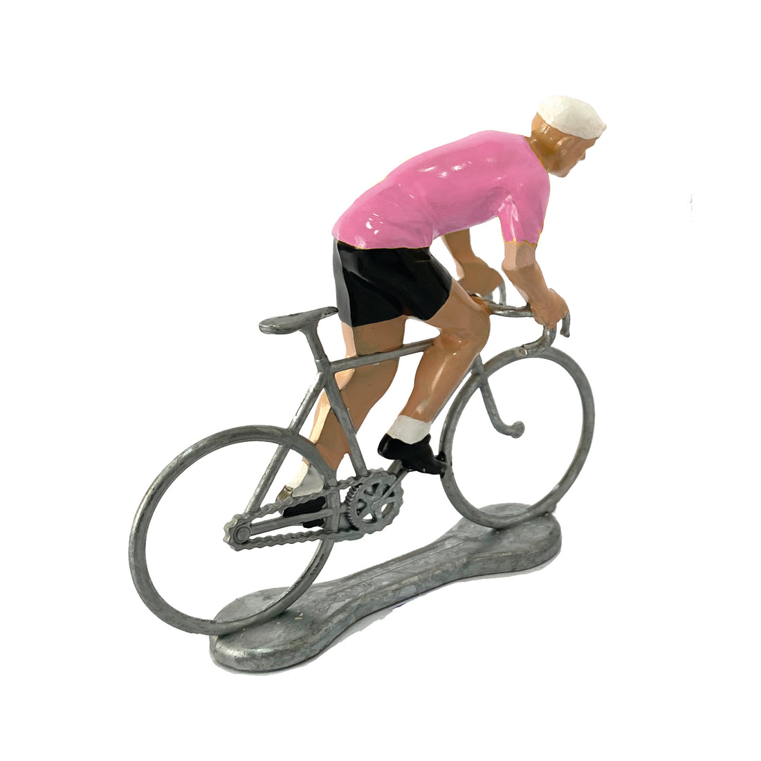 Miniatuur Wielrenner Klimmer Roze Trui│Bernard&Eddy│art. 303660│zijaanzicht