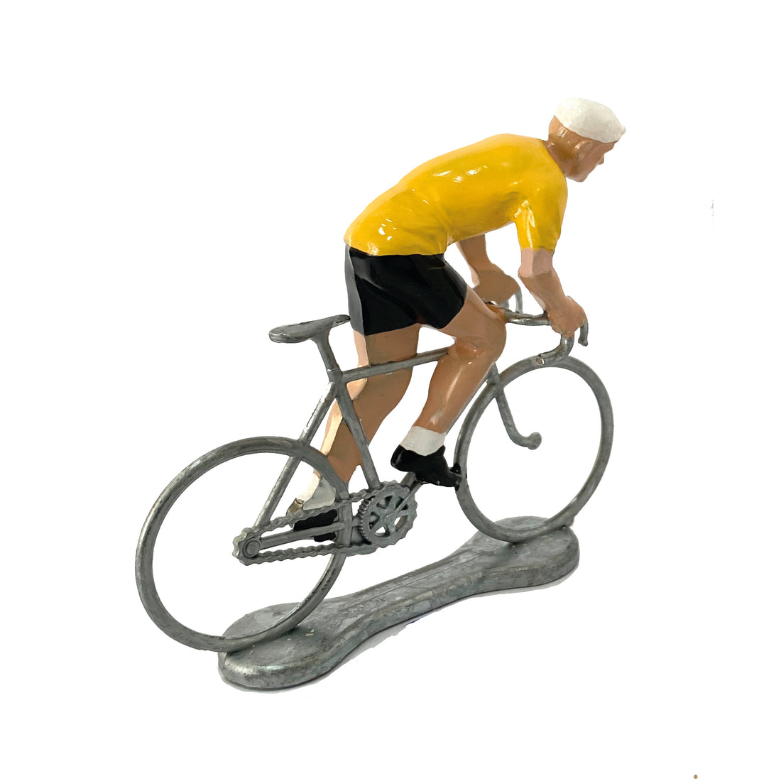 Miniatuur Wielrenner Klimmer Gele Trui│Bernard&Eddy│art. 303643│zijaanzicht