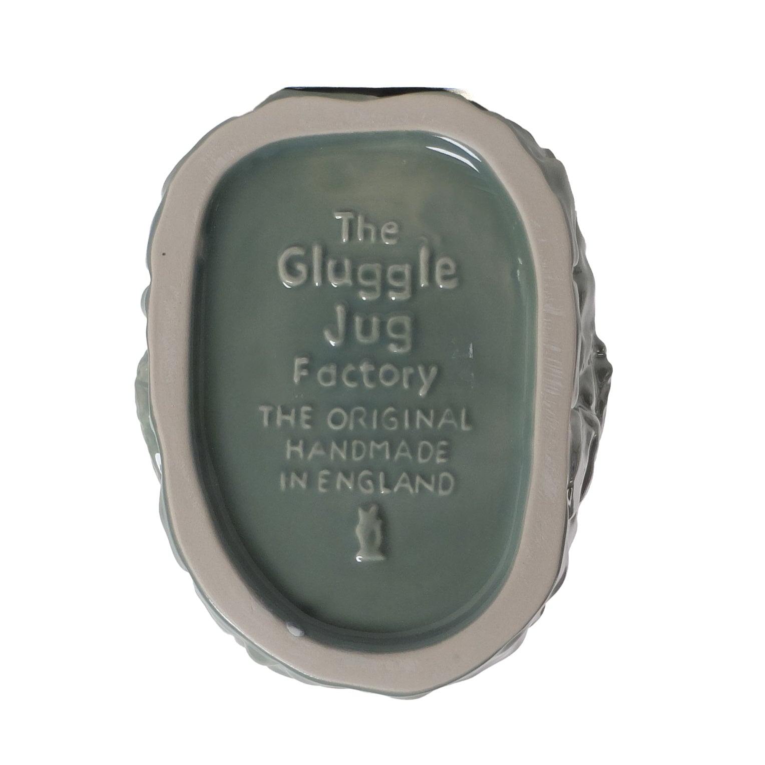 Krokigluck Waterkaraf Sage│Krokodil│Gluckigluck│art. G31160/SAGE/W│onderkant