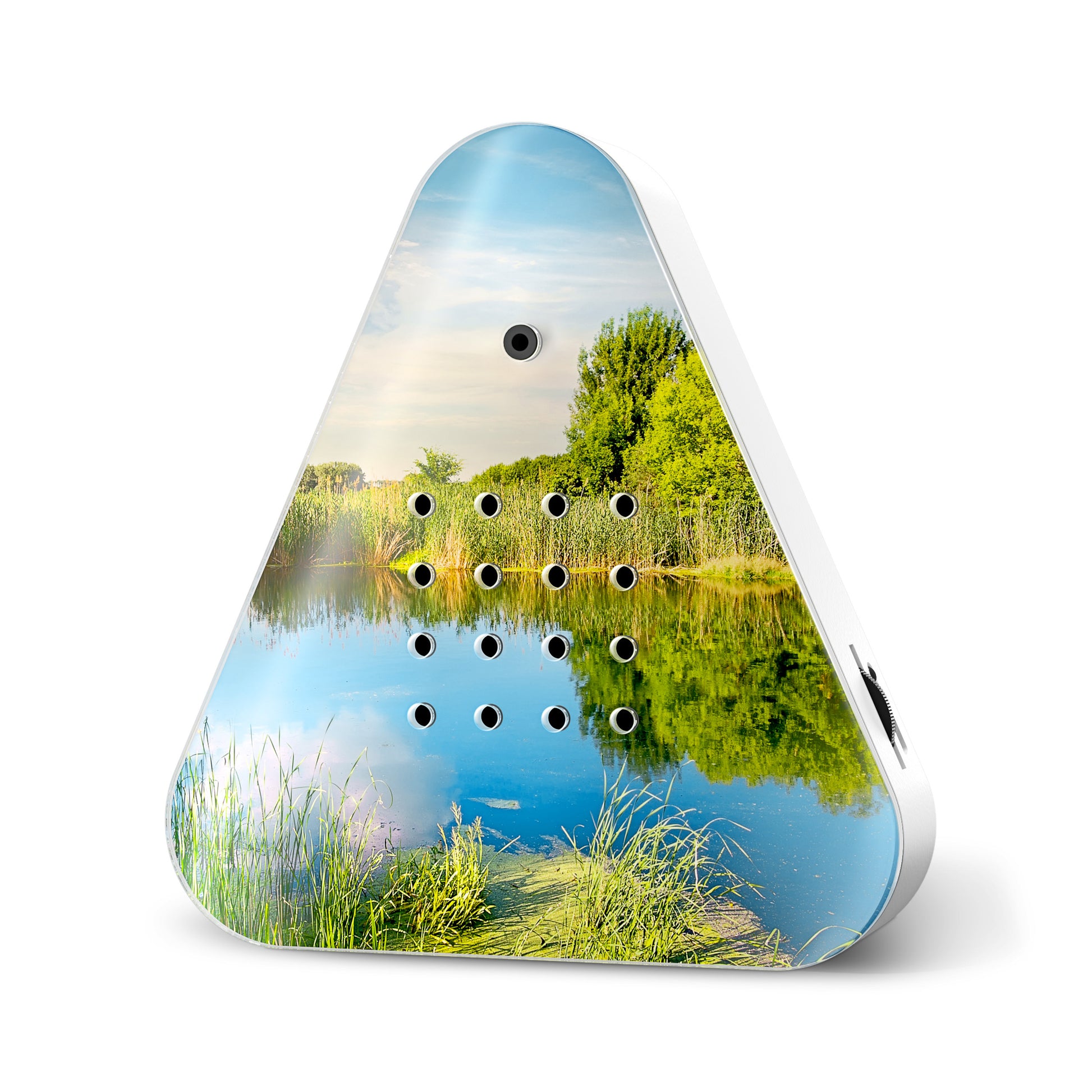 Lakesidebox Summertime│Huisje met Eendengeluiden│art. 11LSB0701001│Relaxound│voorkant met witte achtergrond en schaduw