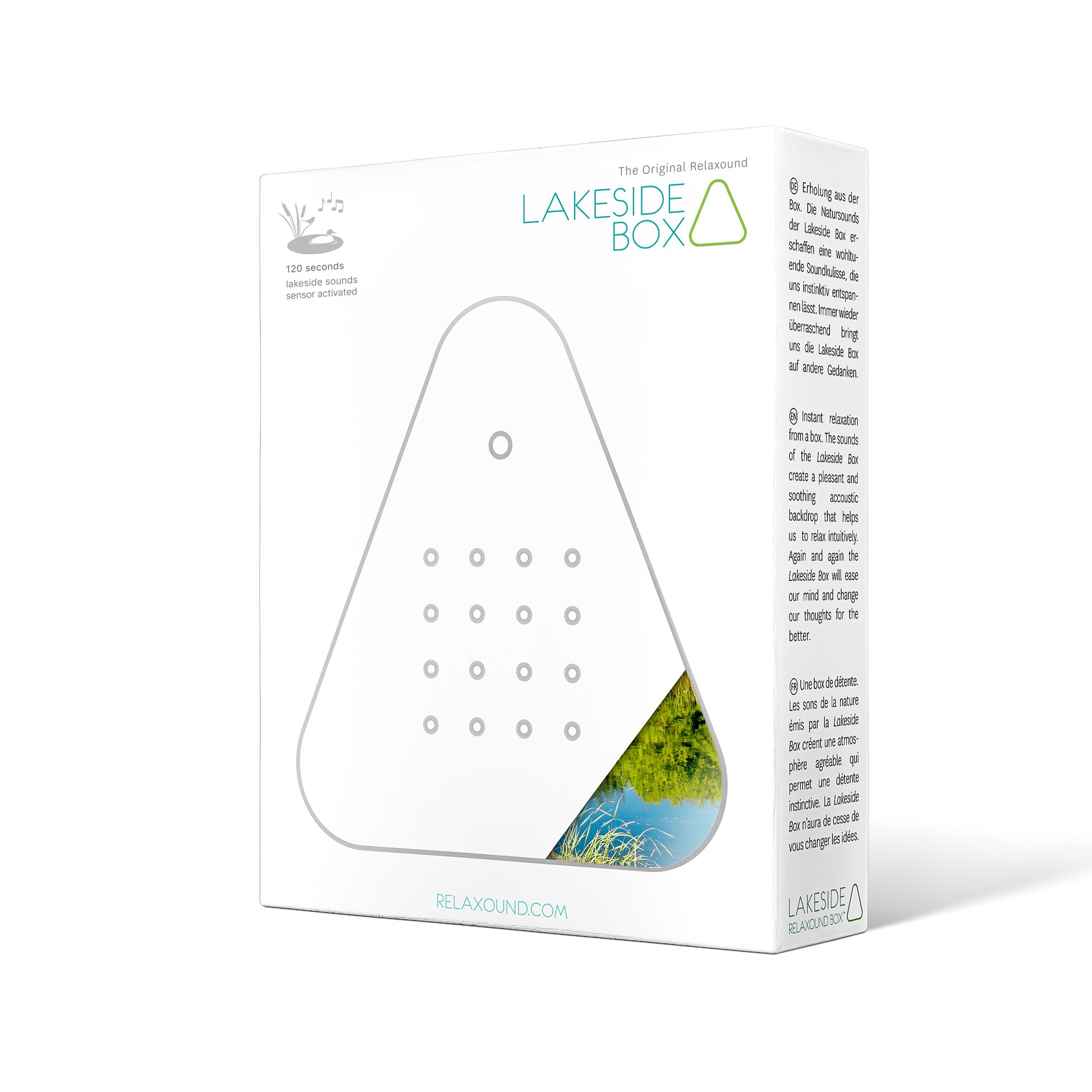 Lakesidebox Summertime│Huisje met Eendengeluiden│art. 11LSB0701001│Relaxound│verpakking