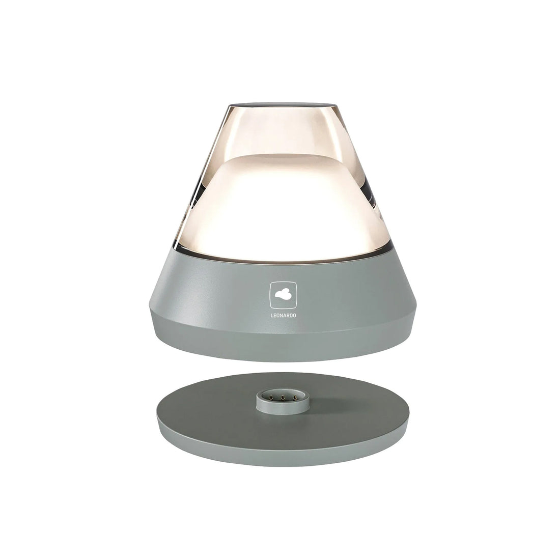 Salerno Oplaadbare Tafellamp Grijs│Buitenverlichting│Leonardo│art. 76032│voorkant met witte achtergrond