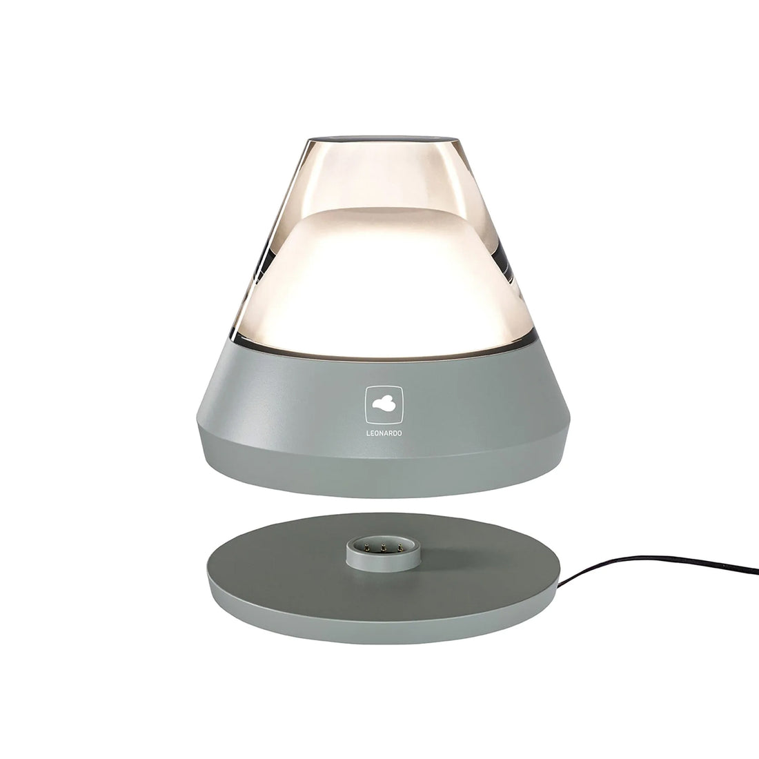 Salerno Oplaadbare Tafellamp Grijs│Buitenverlichting│Leonardo│art. 76032│voorkant met witte achtergrond