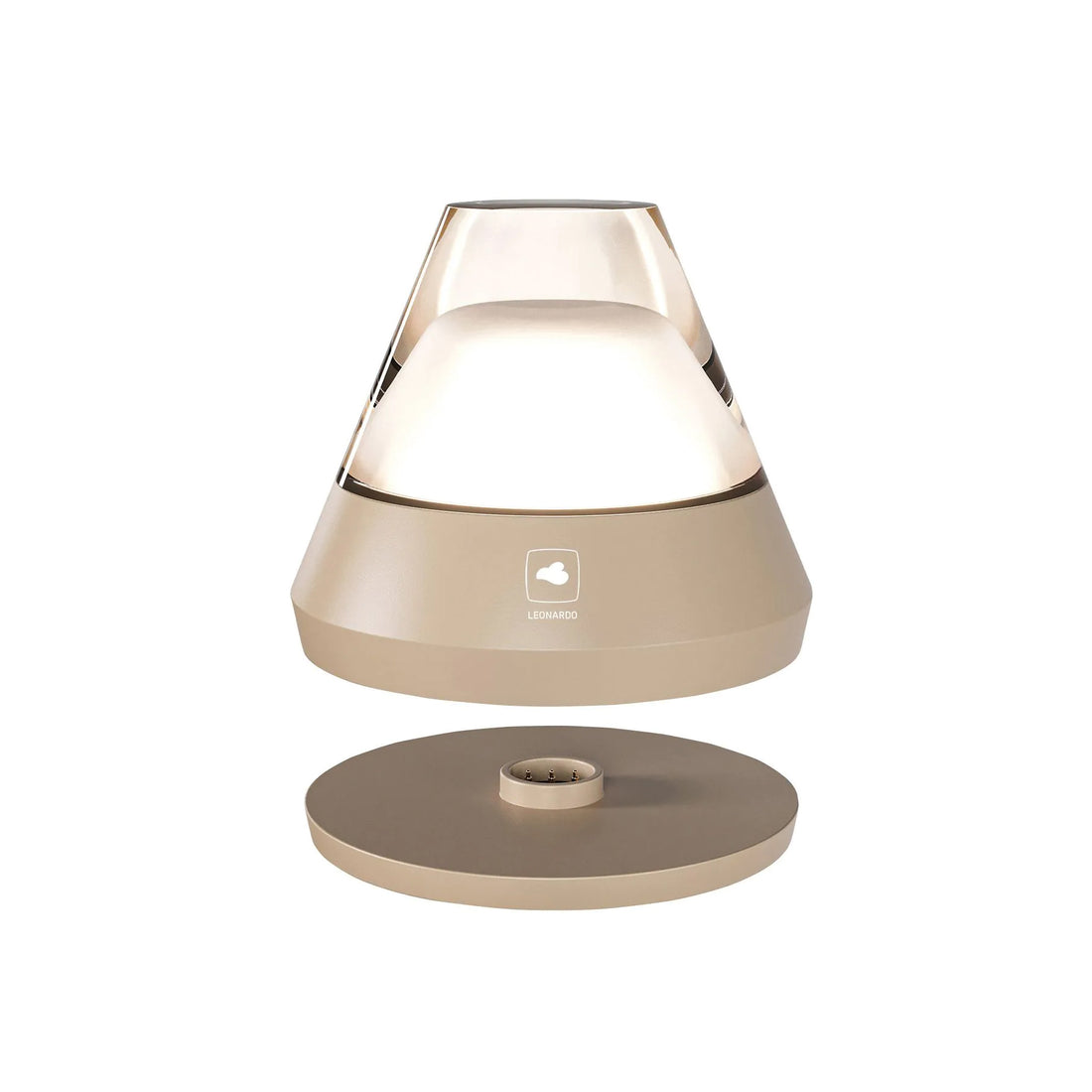 Salerno Sand Oplaadbare Tafellamp│Buitenverlichting│Leonardo│art. 76034│voorkant met witte achtergrond