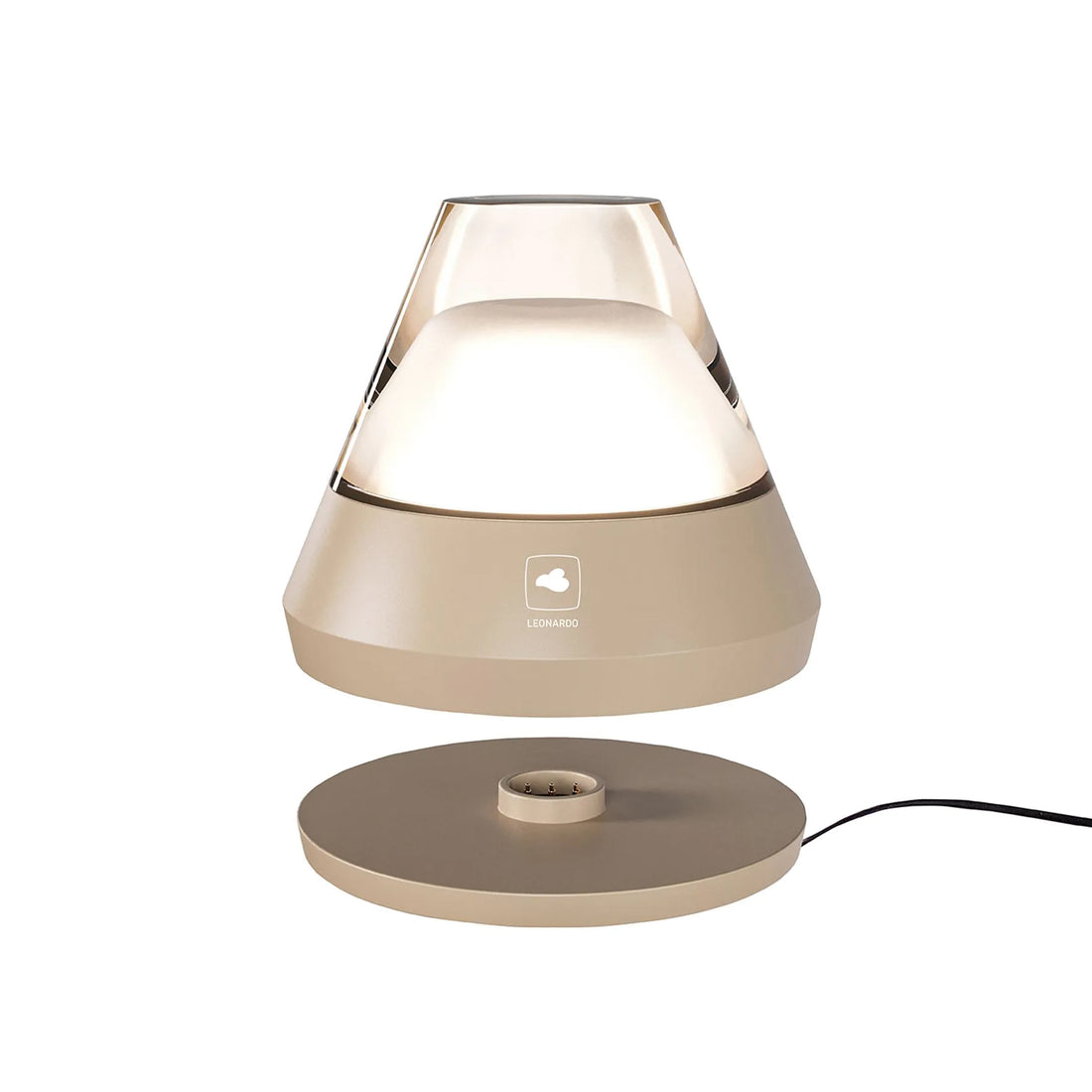 Salerno Sand Oplaadbare Tafellamp│Buitenverlichting│Leonardo│art. 76034│voorkant met witte achtergrond