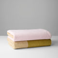 Badhanddoeken Set Blend Blush & Olive Lex Pott│art. LPTTSET70BLOL│2 stuks gevouwen op stapel