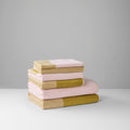 Badhanddoeken Set Blend Blush & Olive Lex Pott│art. LPTTSET70BLOL│alle soorten in kleur