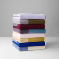 Handdoeken Set Blend Green & Lilac Lex Pott│art. LPTTSET50GRLI│alle kleuren gestapeld