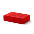 Lexon Flip+ Wekker Digitaal Rood│art. LR57R9│achterkant met functie-toetsen