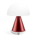 Lexon Mina Large Oplaadbare Tafellamp Donkerrood│art. LH65DR│op oplader