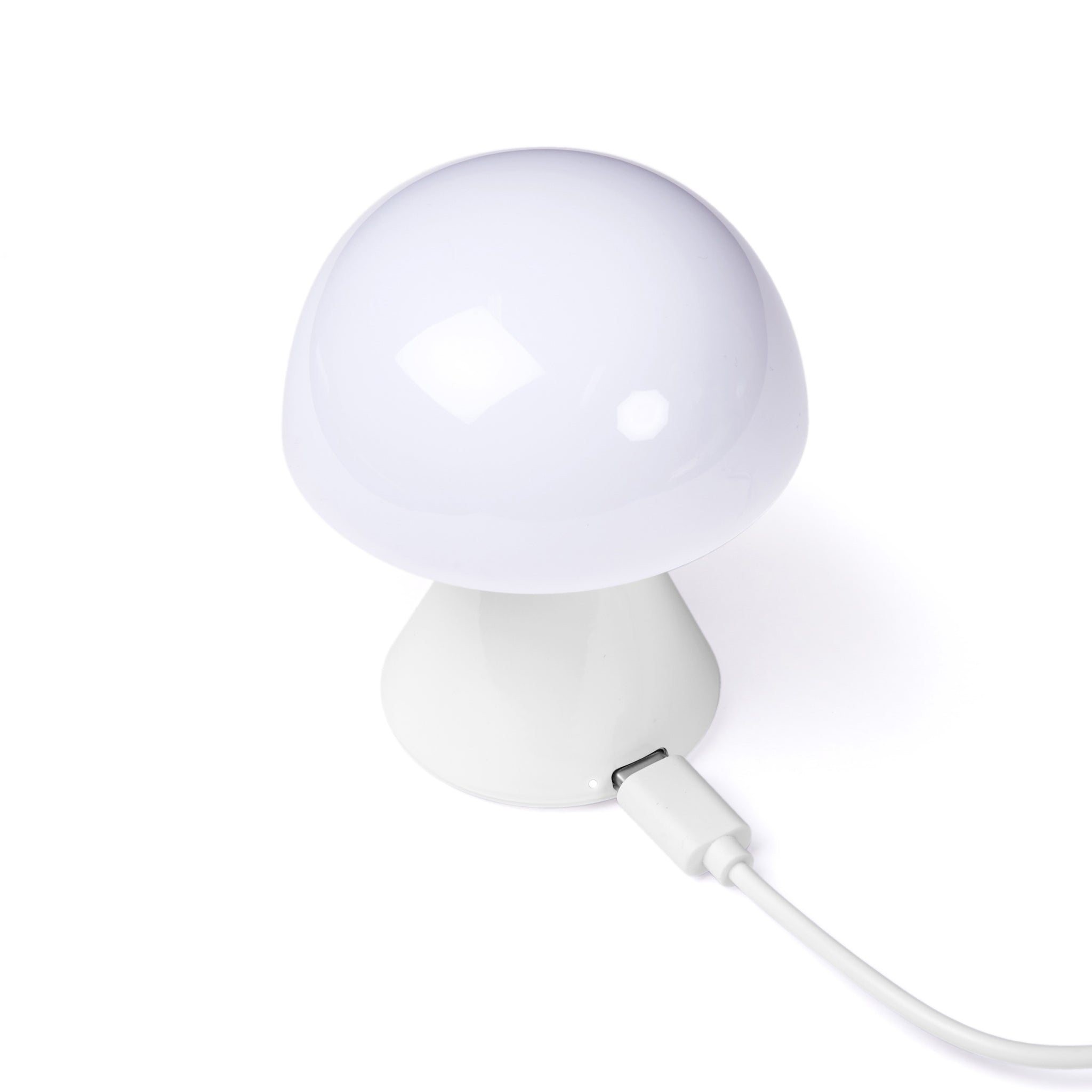 Lexon Mina Small│Oplaadbare LED lamp Glossy White│art. LH60WG│met USB-kabel