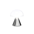 Lexon Mina Small Metallic Gold│Oplaadbare LED-lamp│art. LH60MC│vooraanzicht met wit licht aan