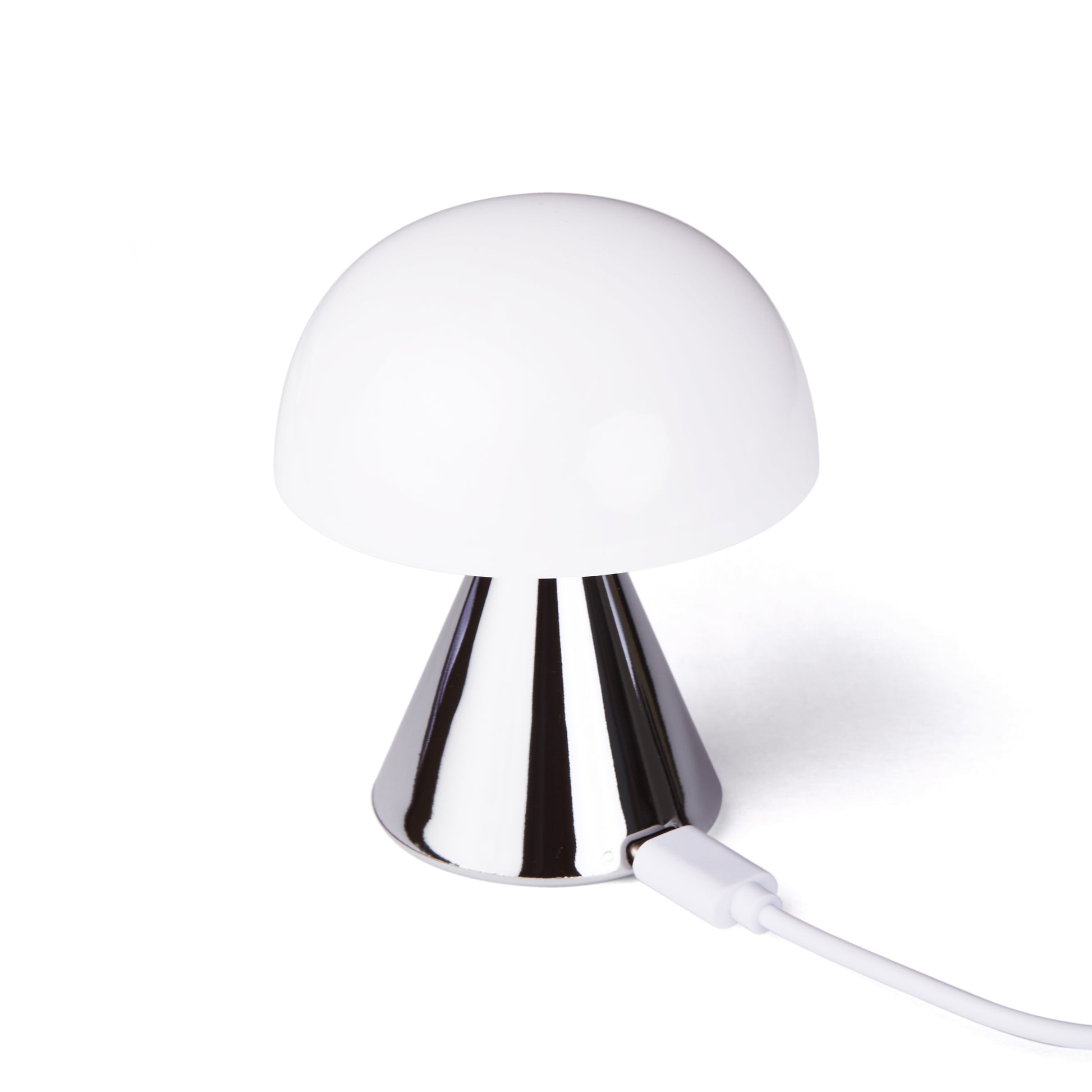 Lexon Mina Small Metallic Gold│Oplaadbare LED-lamp│art. LH60MC│met USB-kabel in oplader