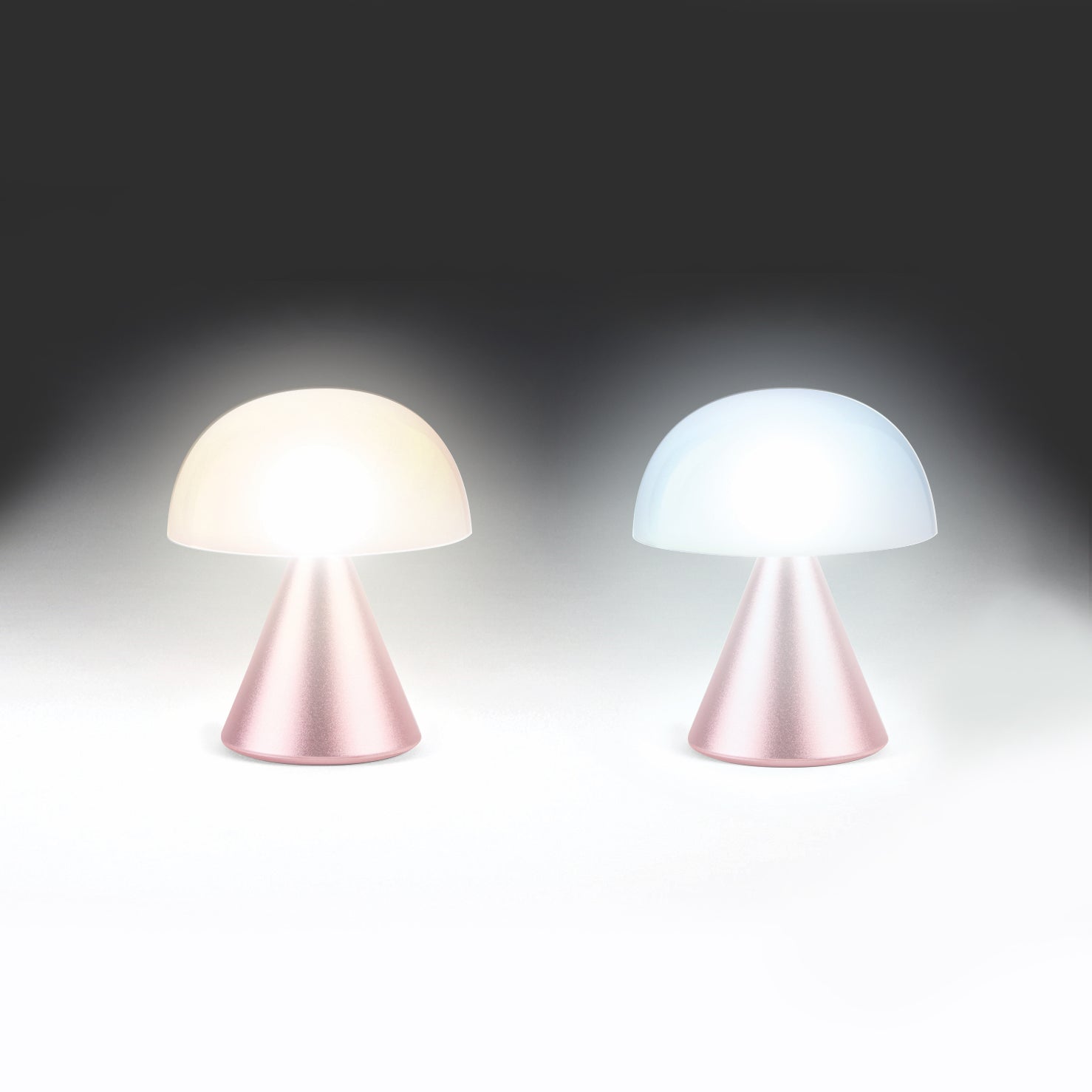 Lexon Mina Small Roze│Oplaadbare LED lamp│art. LH60MLP│warm en wit licht