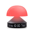 Lexon Mina Sunrise Gun Wekker│art. LR153MX│vooraanzicht met rood licht aan