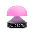 Lexon Mina Sunrise Gun Wekker│art. LR153MX│vooraanzicht met magenta licht aan