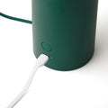 Lexon Orbe Donkergroen│Oplaadbare Tafellamp│art. LH88DG1│met kabel in USB-poort