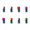 Lexon Orbe Duck Blue&Red│Oplaadbare Tafellamp│art. LH88DRY│alle kleuren verlichting