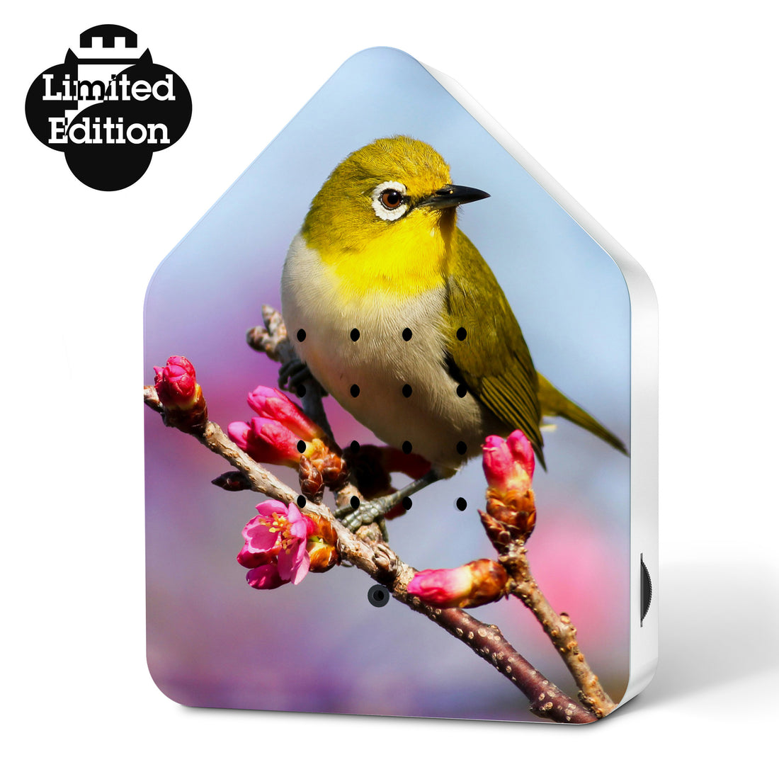 Zwitscherbox imited dition Silvereye│Vogelgeluiden│art. 11ZBX0301028│voorkant met Lim. Ed. logo