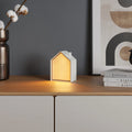 Lumicasa Wit op drressoir met licht aan
