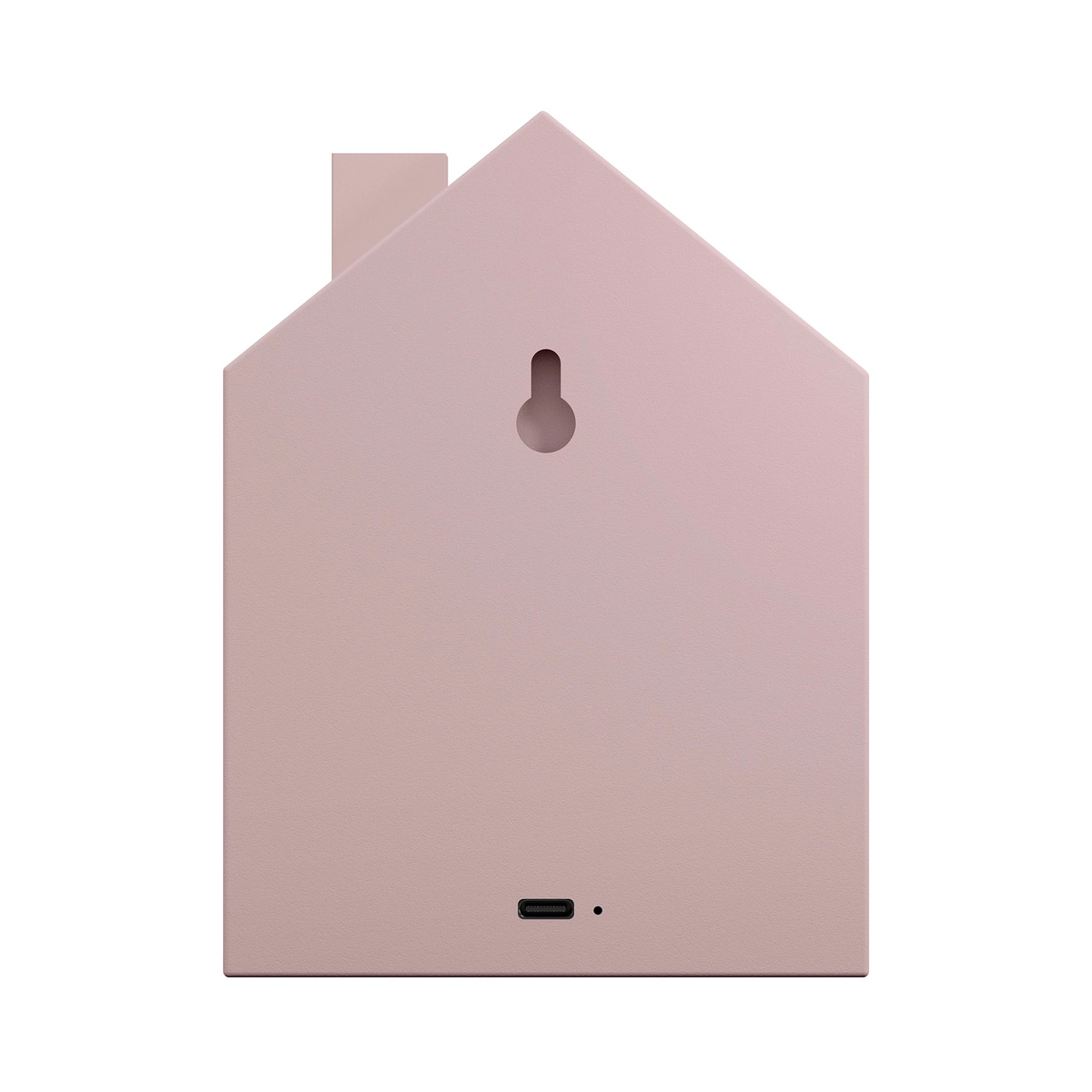 Rückseite der rosa Sompex Lumicasa Tischleuchte mit Aufhängung und USB-C-Anschluss
