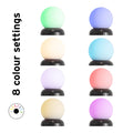 Mini Lamp Black Lund London│art. 7540│8 verschillende kleuren licht