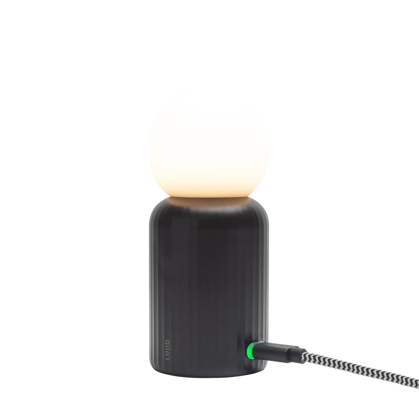 Mini Lamp Black Lund London│art. 7540│met USB-C kabel