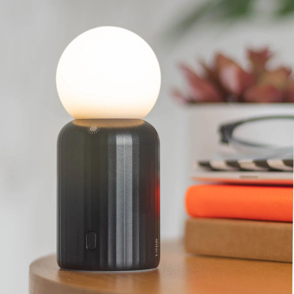Mini Lamp Black Lund London│art. 7540│vooraanzicht met witte achtergrond