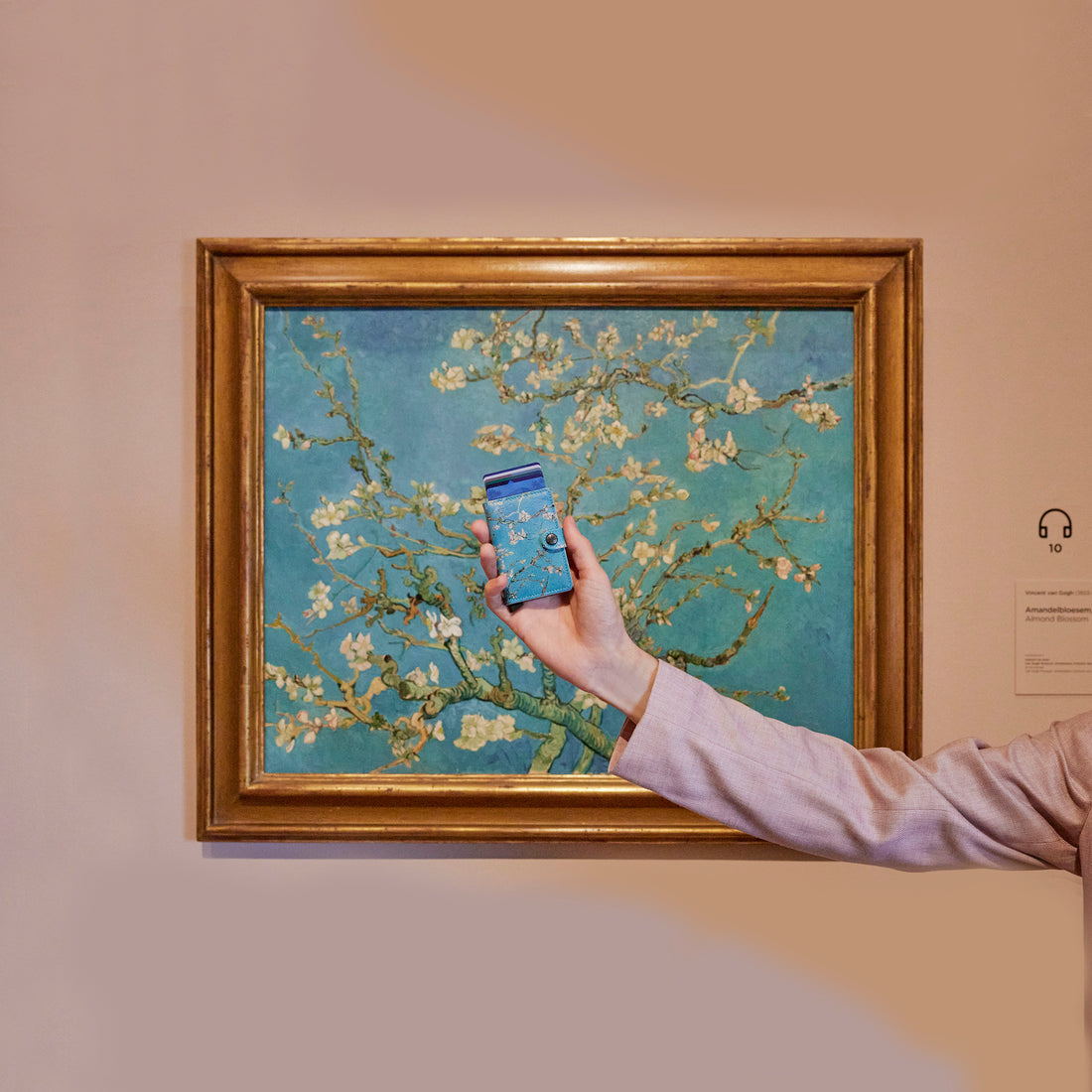 Secrid Miniwallet Art Collection│art. MAR-ALMOND BLOSSOM│vooraanzicht