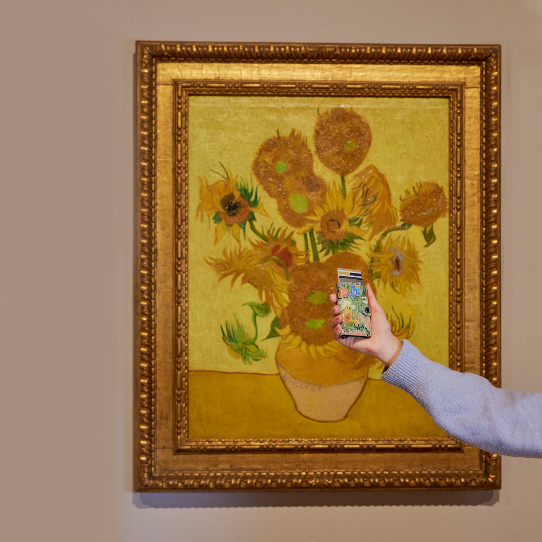 Secrid Miniwallet Art Collection│art. MAR-BOUQUET│vooraanzicht