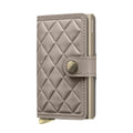 Secrid Miniwallet Emboss Diamond│art. MED-CHALK│vooraanzicht