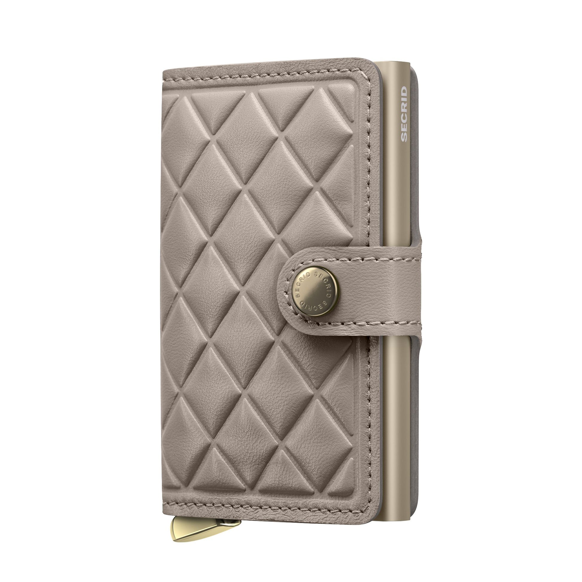 Secrid Miniwallet Emboss Diamond│art. MED-CHALK│vooraanzicht