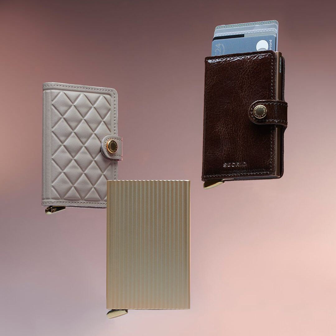 Secrid Miniwallet Emboss Diamond│art. MED-CHALK│zwevend met diverse premium modellen