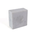 Monolyth Magnetische Kubus Carrara Marmer│Kabinet van Look│vooraanzicht schuin