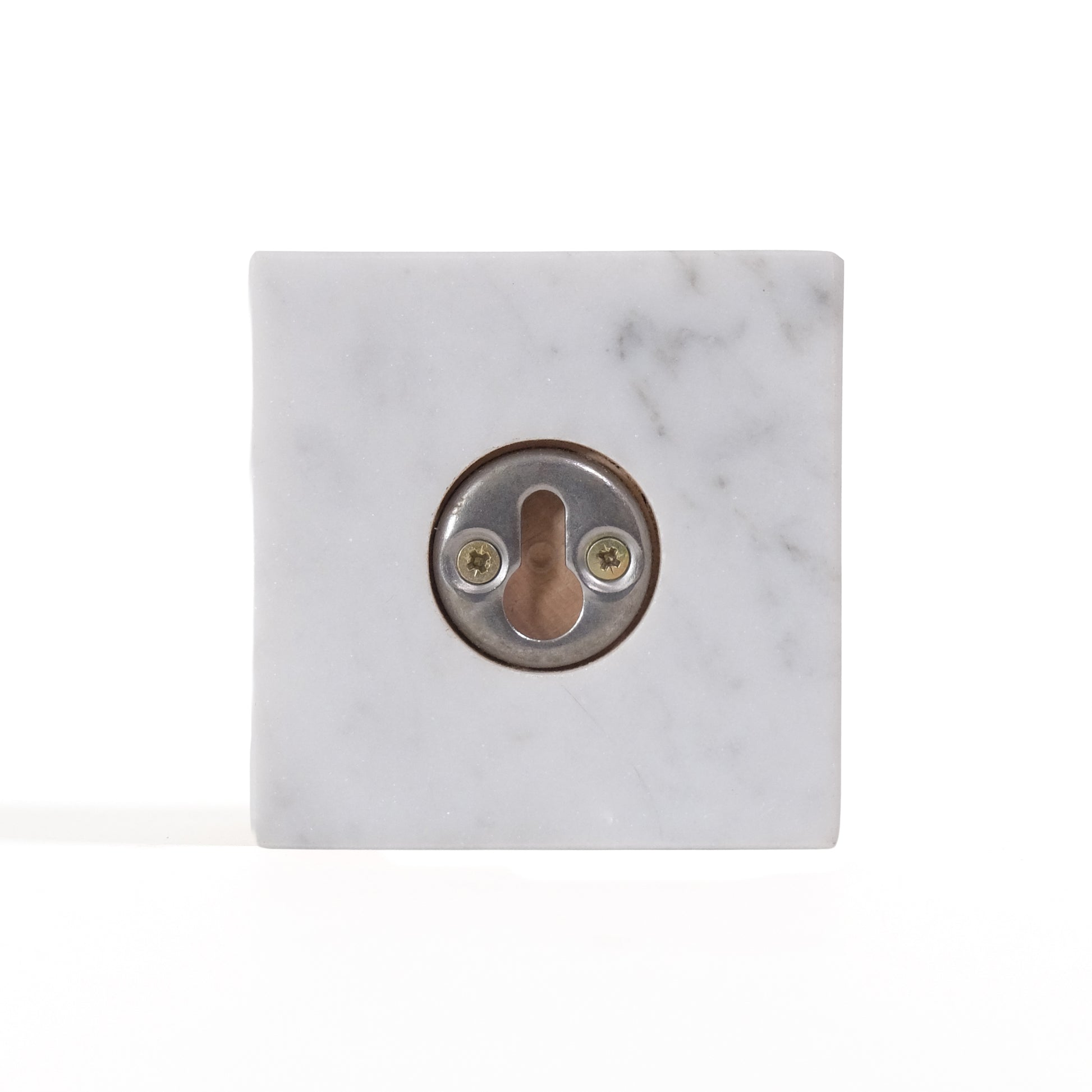 Monolyth Magnetische Kubus Carrara Marmer│Kabinet van Look│achterkant