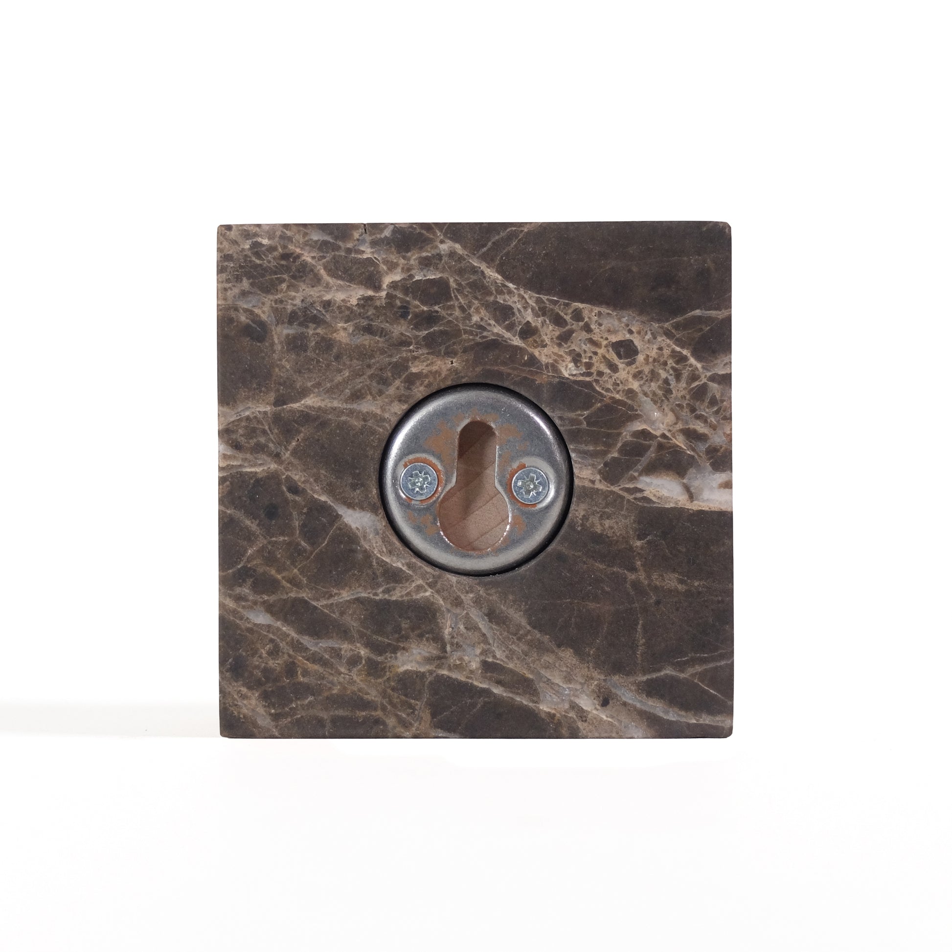 Monolyth Magnetische Kubus│Emperador Marmer│Kabinet van Look│achterkant