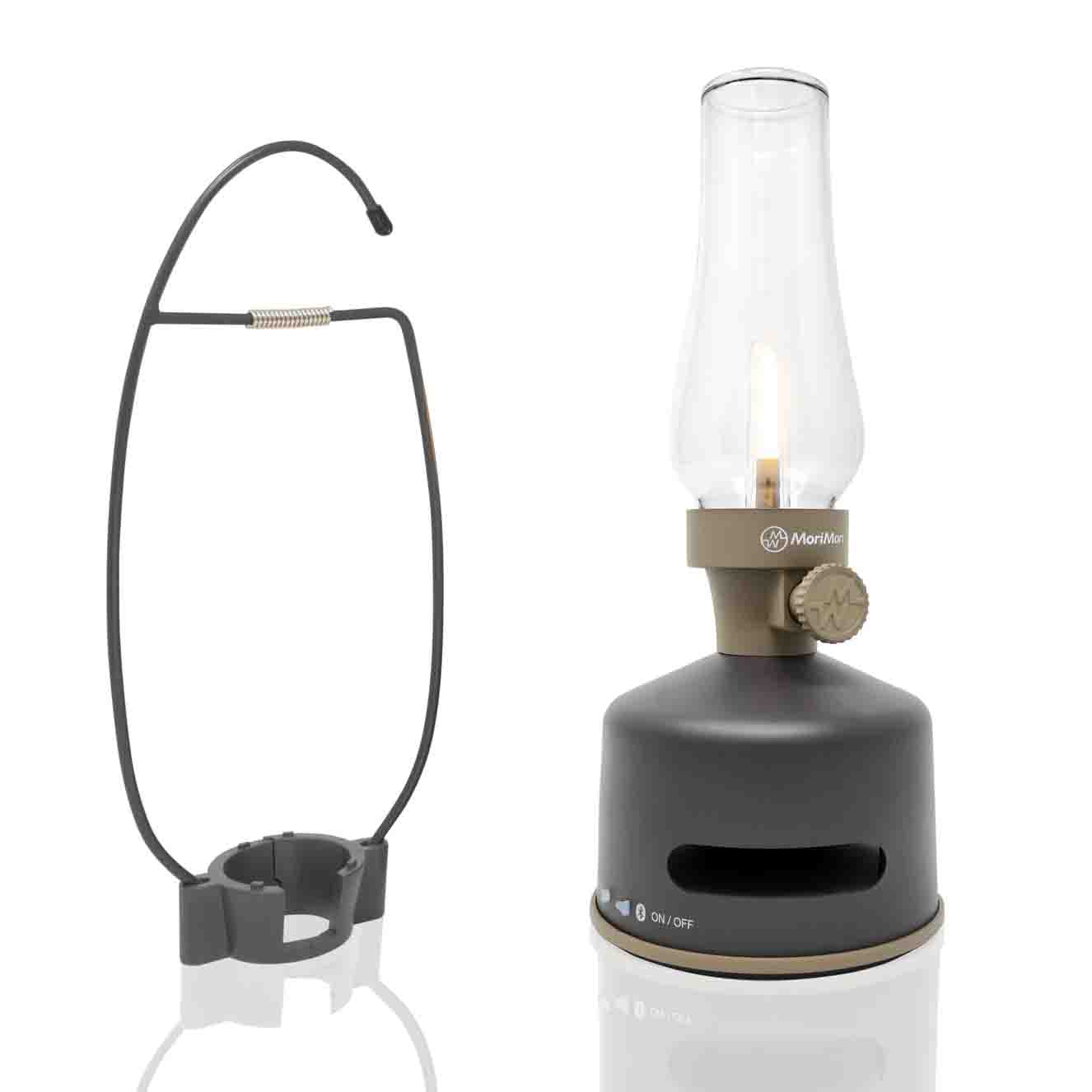 MoriMori LED Lantern & BLuetooth Speaker│Buitenverlichting│art. FLS-2102-DB│naast losse hanger