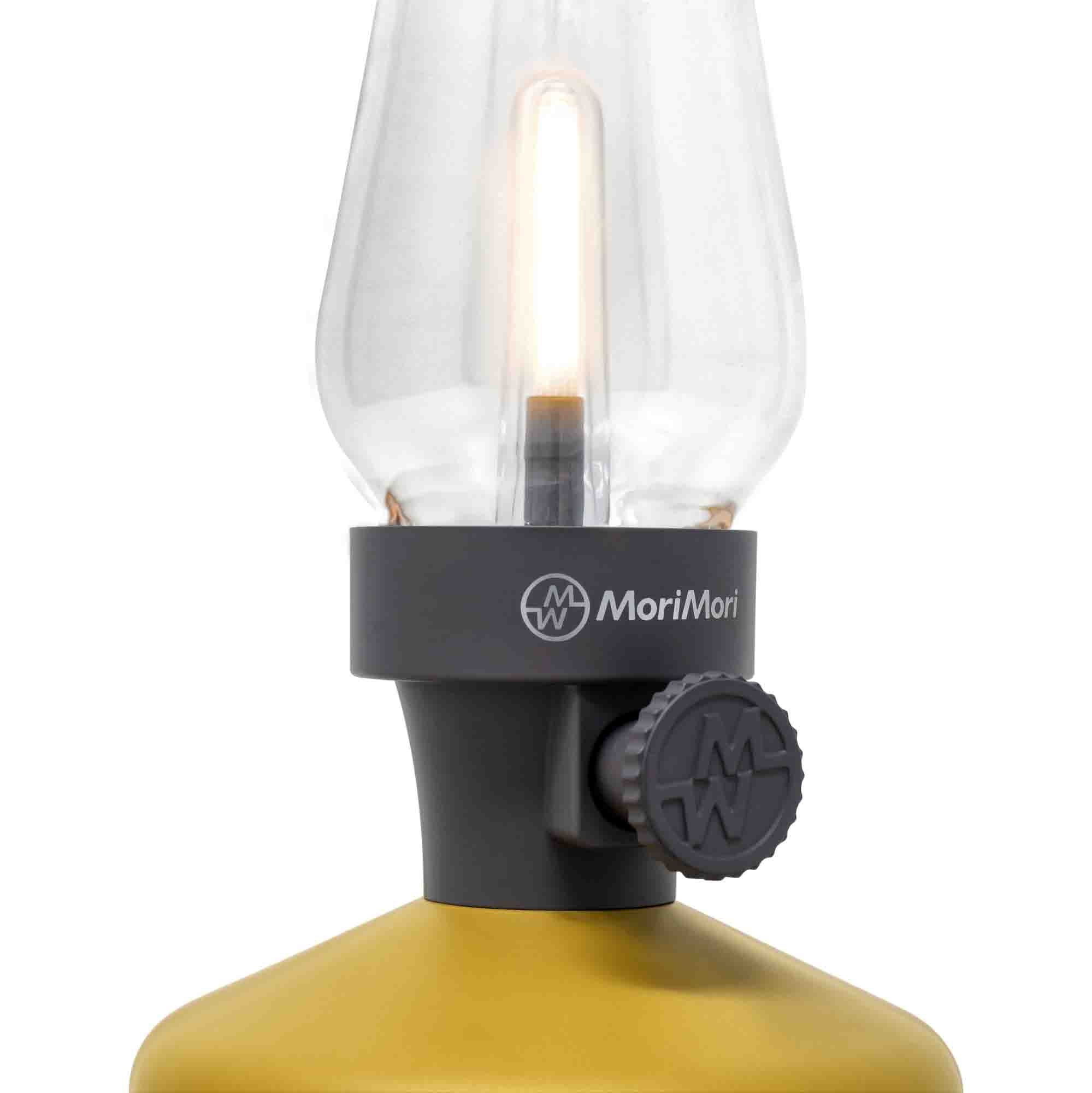 MoriMori LED Lantern & Bluetooth Speaker│Buitenverlichting│art. FLS-2103-YE│detail dimschakelaar