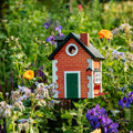 Multiholk Brick Cottage Wildlife Garden│art. WG1113│op paal tussen bloemen