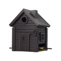 Multiholk Carbon Black Vogelhuis│Wildlife Garden│art. WG1127│vooraanzicht schuin met witte achtergrond