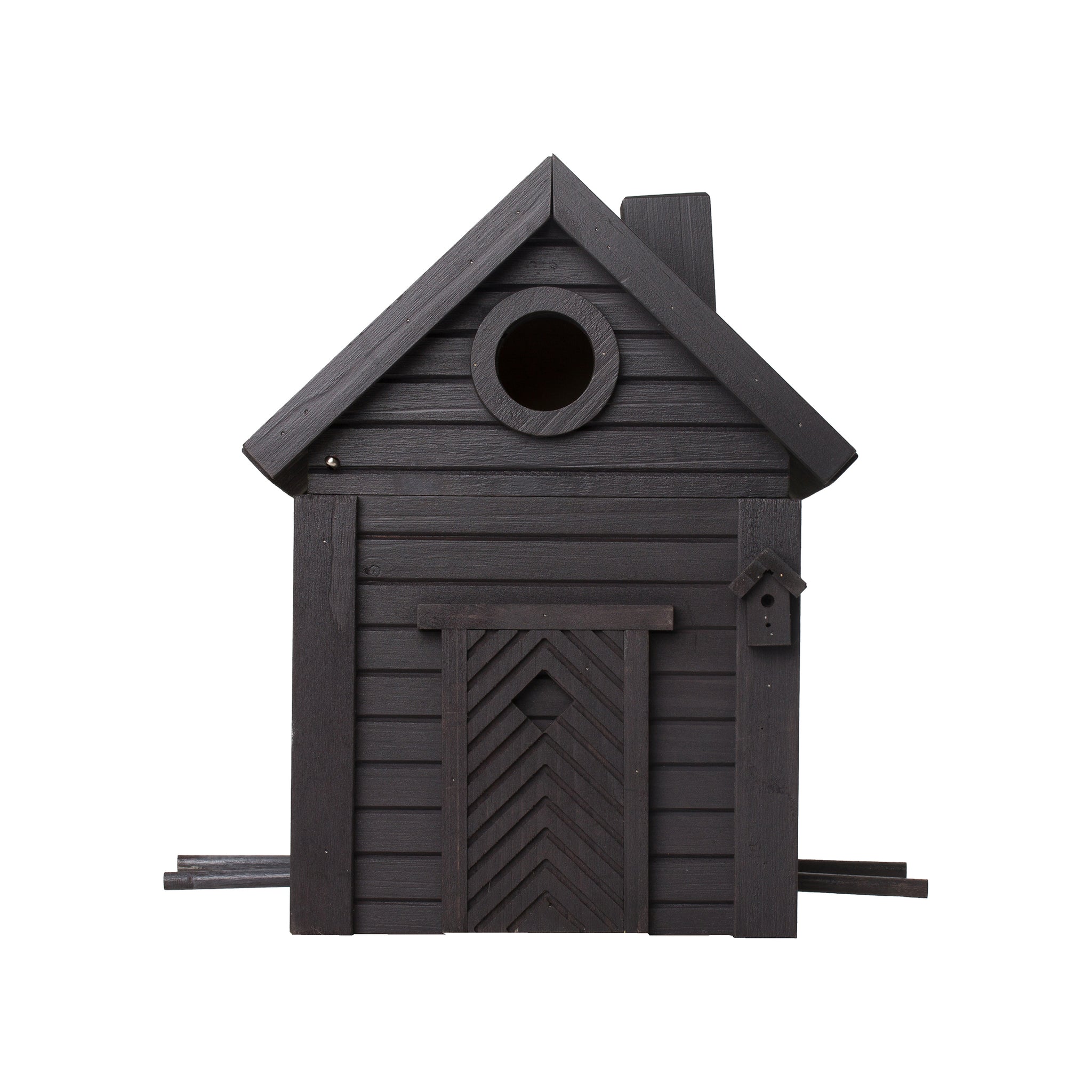Multiholk Carbon Black Vogelhuis│Wildlife Garden│art. WG1127│voorkant 