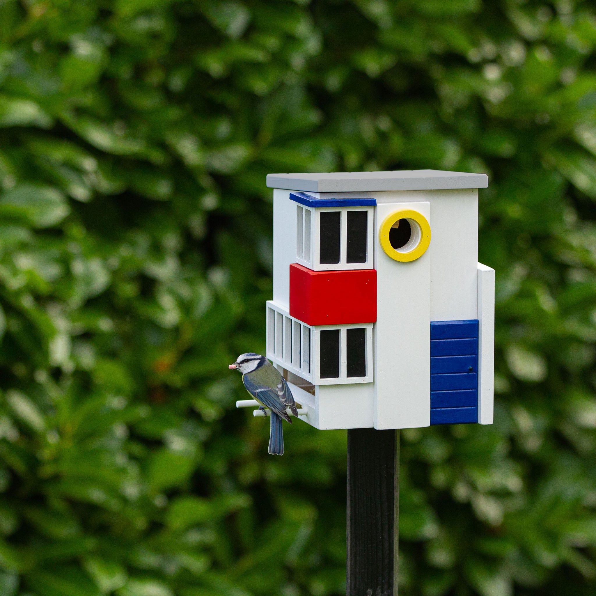 Multiholk De Stijl Wildlife Garden│art. WG1124│Vogelhuis│op metalen paal met koolmees