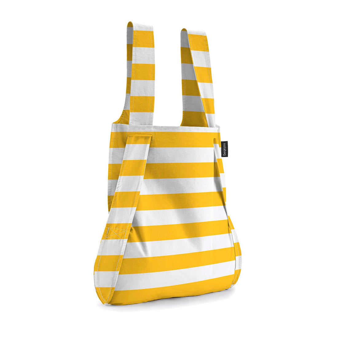 Notabag Golden Stripes als Shopper-Tasche vor weißem Hintergrund