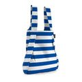 Notabag Marine Stripes als shopper tegen witte achtergrond