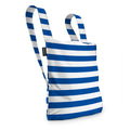 Notabag Marine Stripes als rugzak tegen witte achtergrond