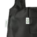 Detail des Materialetiketts von Notabag Recycled Schwarz