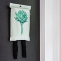 Blusdeken Artisjok Naaais│Fire Blanket│art. FB01ART│tegen grijze achterwand