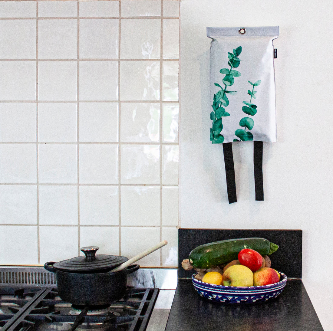 Blusdeken Eucalyptus Naaais│Fire Blanket│art. FB01EUC│Voorkant met witte achtergrond