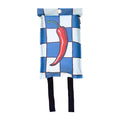 Blusdeken Naaais Rode Peper│Fire Blanket│art. FB01PEP│voorkant met witte achtergrond